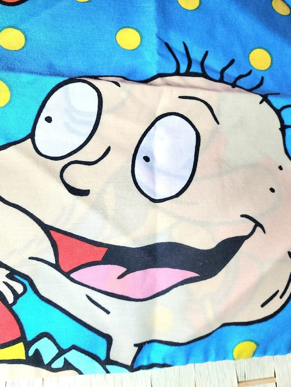 1997 Rugrats Nickelodeon  Pillowcase Tommy Chuckie Angelica Spike Dog
